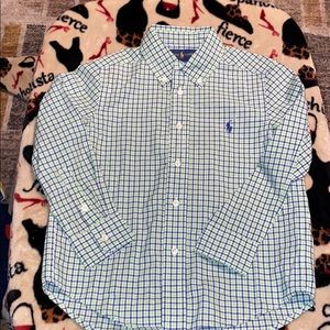 Long sleeved button down Polo